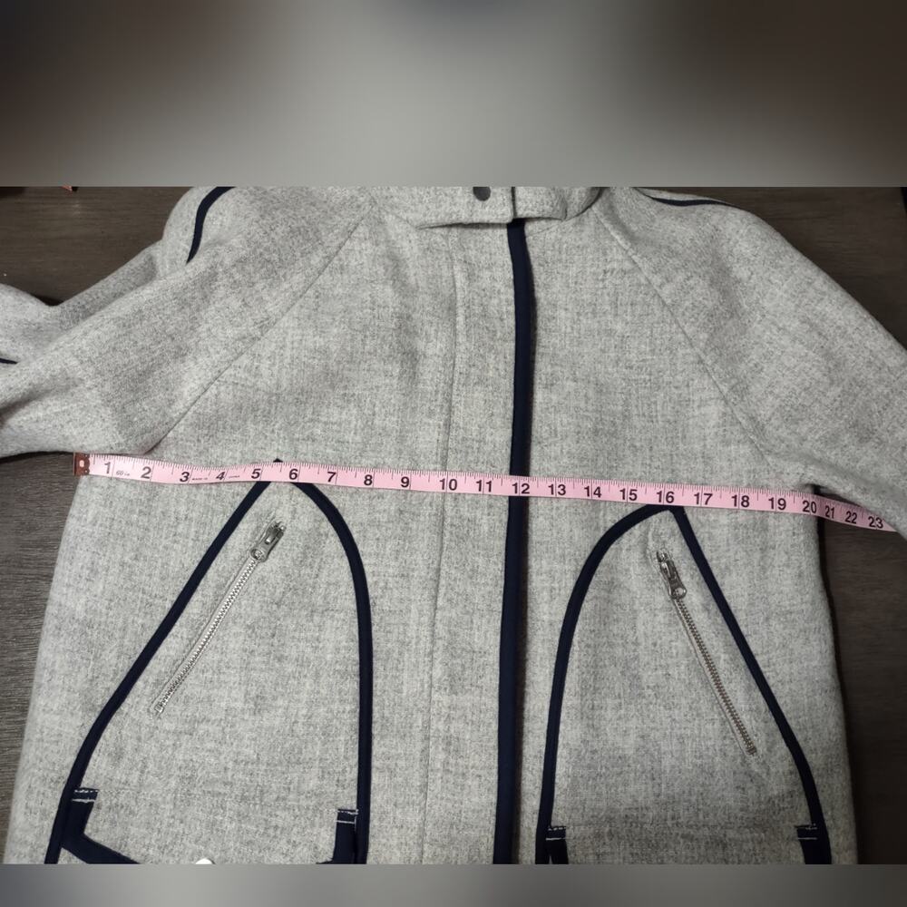 J. Crew Summit Parka in Italian Stadium-Cloth Wool Coat Size 4P - Picture 5 of 15